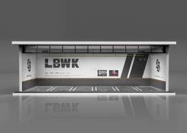 diorama Accessoires - LBWK white/black - 1:64 - Black Box Diorama - MO914023 - MO914023 | Toms Modelautos