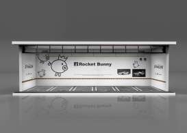 diorama Accessoires - Rocket Bunny white/black - 1:64 - Black Box Diorama - MO914025 - MO914025 | Toms Modelautos