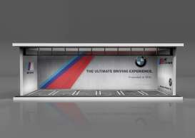 diorama Accessoires - BMW blue/red/grey - 1:64 - Black Box Diorama - MO914030 - MO914030 | Toms Modelautos
