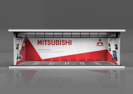 diorama Accessoires - Mitsubishi  red/white - 1:64 - Black Box Diorama - MO914032 - MO914032 | Toms Modelautos