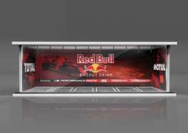 diorama Accessoires - Redbull red/white - 1:64 - Black Box Diorama - MO914034 - MO914034 | Toms Modelautos