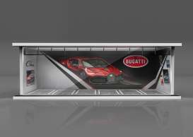 diorama Accessoires - Bugatti red/black - 1:64 - Black Box Diorama - MO914040 - MO914040 | Toms Modelautos