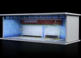 diorama Accessoires - A-parking lot various - 1:64 - Black Box Diorama - MO914053 - MO914053 | Toms Modelautos