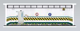 diorama Accessoires - US style green yellow/green - 1:64 - Black Box Diorama - MO914080 - MO914080 | Toms Modelautos