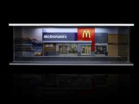 diorama Accessoires - Mcdonalds various - 1:64 - Black Box Diorama - MO914203 - MO914203 | Toms Modelautos