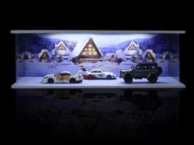 diorama Accessoires - D- snow scene various - 1:64 - Black Box Diorama - MO914208 - MO914208 | Toms Modelautos