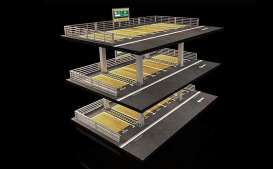 diorama Accessoires - 3 story parking building various - 1:64 - Black Box Diorama - MO921002 - MO921002 | Toms Modelautos