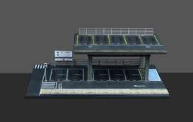 diorama Accessoires - D-building scene various - 1:64 - Black Box Diorama - MO923004 - MO923004 | Toms Modelautos