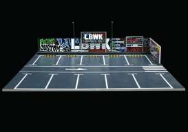 diorama Accessoires - LBWK  parking lot various - 1:64 - Black Box Diorama - MO925002 - MO925002 | Toms Modelautos