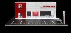 diorama Accessoires - Honda show room with lig white/red - 1:64 - Black Box Diorama - MO936011 - MO936011 | Toms Modelautos