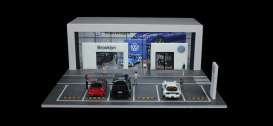 diorama Accessoires - Volkswagen  show room with lig various - 1:64 - Black Box Diorama - MO936012 - MO936012 | Toms Modelautos