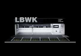 diorama Accessoires - LBWK with light black/white - 1:64 - Black Box Diorama - MO936101 - MO936101 | Toms Modelautos