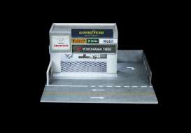 diorama Accessoires - Workshop with light various - 1:64 - Black Box Diorama - MO936402 - MO936402 | Toms Modelautos