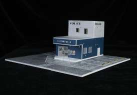 diorama Accessoires - Japan police office with light various - 1:64 - Black Box Diorama - MO936408 - MO936408 | Toms Modelautos