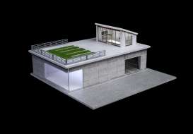diorama Accessoires - Sun room diorama with light various - 1:64 - Black Box Diorama - MO936413 - MO936413 | Toms Modelautos