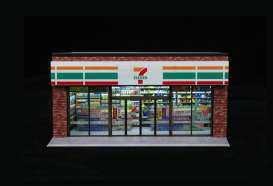 diorama Accessoires - 7-Eleven with light various - 1:64 - Black Box Diorama - MO941102 - MO941102 | Toms Modelautos