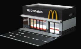 diorama Accessoires - Mcdonalds with  light various - 1:64 - Black Box Diorama - MO941109 - MO941109 | Toms Modelautos