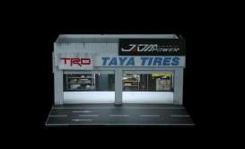 diorama Accessoires - Workshop with light various - 1:64 - Black Box Diorama - MO941114 - MO941114 | Toms Modelautos