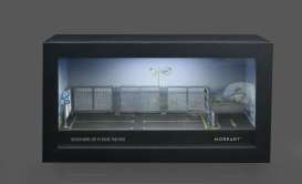 diorama Accessoires - parking lot with light A various - 1:64 - Black Box Diorama - MO941305 - MO941305 | Toms Modelautos