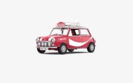 Morris Mini - red/white - 1:50 - Tiny Toys - COKE081 - tinyCOKE081 | Toms Modelautos