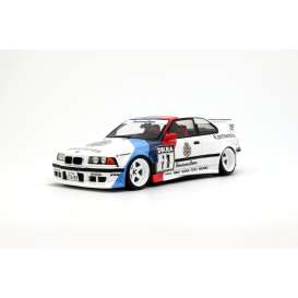 BMW  - E36 2024 white/blue/red - 1:18 - OttOmobile Miniatures - OT1176 - otto1176 | Toms Modelautos