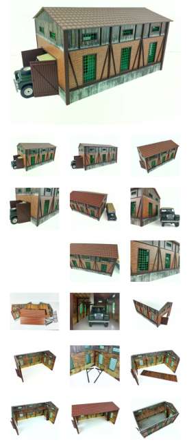 diorama  - brown/green - 1:18 - Dioramatoys - DTG1831 - DTG1831 | Toms Modelautos