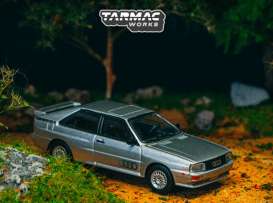 Audi  - Quattro silver - 1:64 - Tarmac - T64S-025-SL - TC-T64S-025-SL | Toms Modelautos