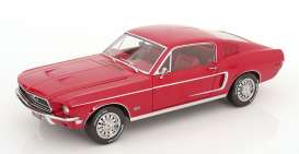 Ford  - Mustang 1968 red - 1:12 - KK - Scale - KKDC120222 - KKDC120222 | Toms Modelautos