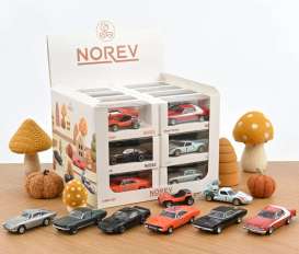 Assortment/ Mix  - Famous Jet -car various - 1:43 - Norev - 430500 - nor430500 | Toms Modelautos