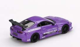 Toyota  - Supra MK4 2014 purple - 1:64 - Mini GT - 01067Rhd - MGT01067Rhd | Toms Modelautos