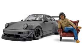 Porsche  - 911 2024 grey - 1:18 - Solido - 1807517 - soli1807517 | Toms Modelautos
