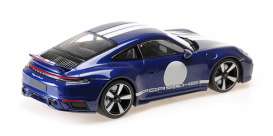 Porsche  - 911 (992) Sport Classic 2022 blue - 1:18 - Minichamps - 155062006 - mc155062006 | Toms Modelautos