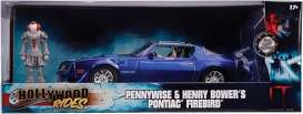 Pontiac  - Firebird  1977 blue - 1:24 - Jada Toys - 31118 - jada31118 | Toms Modelautos