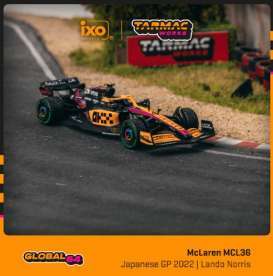 McLaren  - MCL36 2022 orange/blue/black - 1:64 - Tarmac - T64G-F041-LN2-MJ - TC-T64G-F041-LN2-MJ | Toms Modelautos