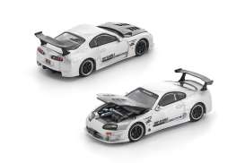 Toyota  - GT300 supra silver - 1:64 - Pop Race Limited - PR640324 - PR640324 | Toms Modelautos