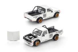 Datsun  - 620 white - 1:64 - Pop Race Limited - PR640350 - PR640350 | Toms Modelautos