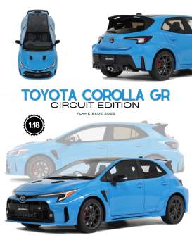 Toyota  - Corolla GR 2022 blue - 1:18 - OttOmobile Miniatures - OT1169 - otto1169 | Toms Modelautos