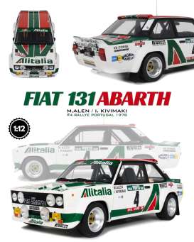 Fiat  - Abarth 1978 white/green/red - 1:12 - OttOmobile Miniatures - G093 - ottoG093 | Toms Modelautos