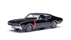 Oldsmobile  - 442W-30 1968 black/red - 1:43 - Ixo America - IA43006 - ixoIA43006 | Toms Modelautos