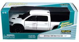 Ram  - 1500 2019 white - 1:24 - Johnny Lightning - JL24019RAM - jl24019RAM | Toms Modelautos