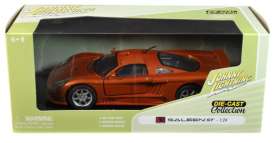 Saleen  - S7 orange metallic - 1:24 - Johnny Lightning - JL24018Saleen - jl24018Saleen | Toms Modelautos