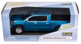 GMC  - Sierra 1500 2019 blue - 1:24 - Johnny Lightning - JL24017GMC - jl24017GMC | Toms Modelautos