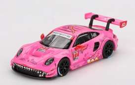 Porsche  - 911 2024 pink - 1:64 - Mini GT - 01052BL - MGT01052BL | Toms Modelautos