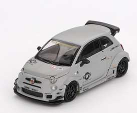 Fiat  - Abarth 2024 grey - 1:64 - Mini GT - 01064BL - MGT01064BL | Toms Modelautos