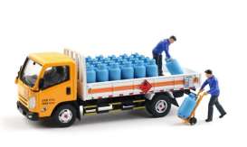   - JMC KaiRui Light Truck orange/blue - 1:64 - XCartoys - Y44-02 - XcarY44-02 | Toms Modelautos