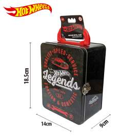 Hotwheels Car Cases  - Vintage Metal Case black - 1:64 - Hotwheels - HWCC22B - hwmvHWCC22B | Toms Modelautos