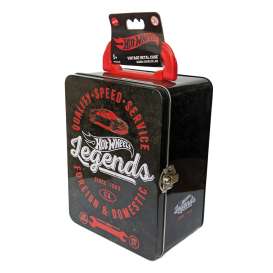 Hotwheels Car Cases  - Vintage Metal Case black - 1:64 - Hotwheels - HWCC22B - hwmvHWCC22B | Toms Modelautos