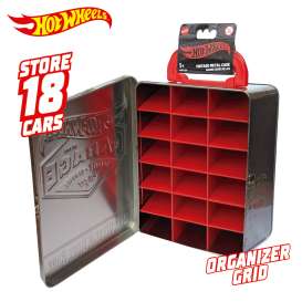 Hotwheels Car Cases  -  Vintage Metal Case silver - 1:64 - Hotwheels - HWCC22S - hwmvHWCC22S | Toms Modelautos