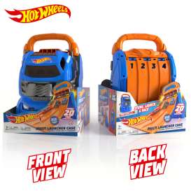 Hotwheels Car Cases  - Multi Launcher Case blue/orange - 1:64 - Hotwheels - HWCC14 - hwmvHWCC14 | Toms Modelautos