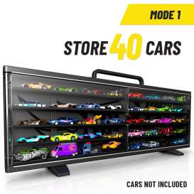 Hotwheels Car Cases  - Collector Case black - 1:64 - Hotwheels - HWCC23 - hwmvHWCC23 | Toms Modelautos